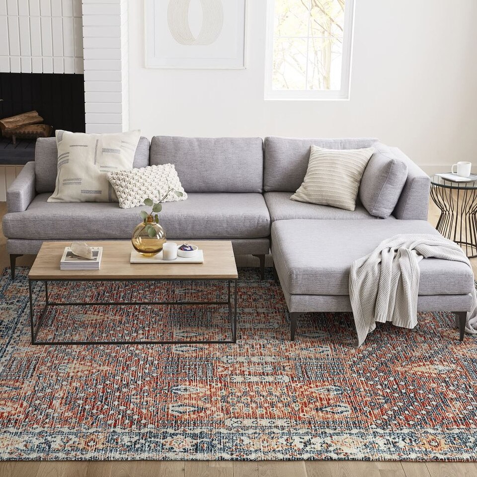 Distressed Nadine Rug West Elm UK